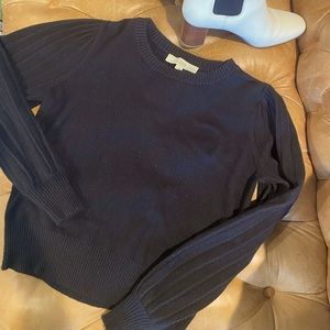 Black Loft Sweater with Interest Sleeves 💫